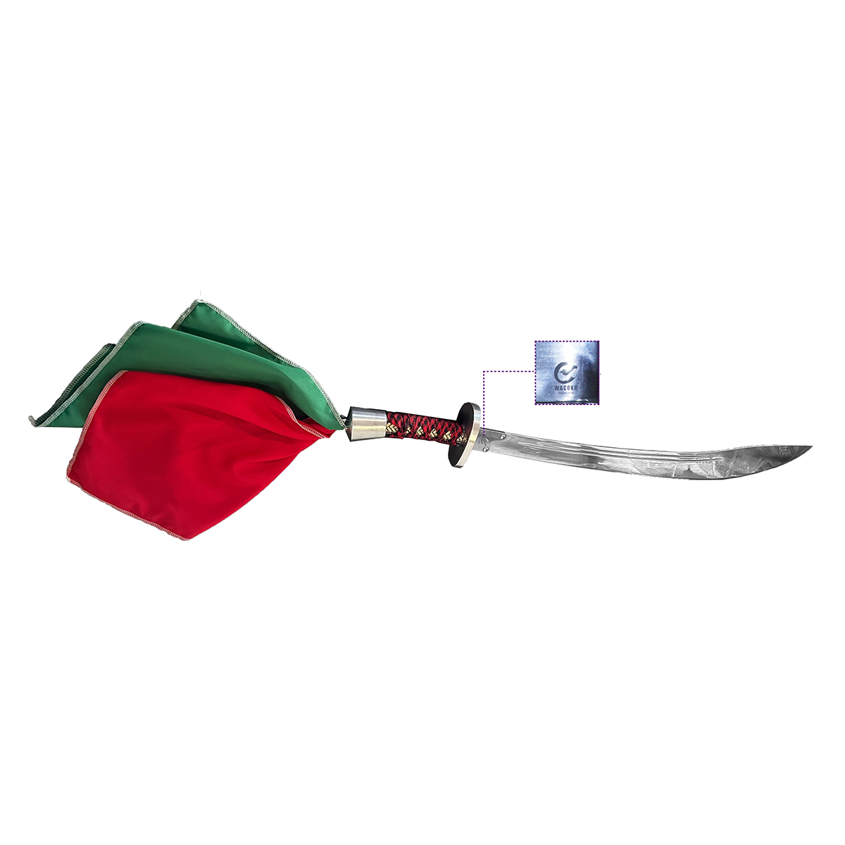 Deluxe Aluminium Broadsword With Rivets - 36\"